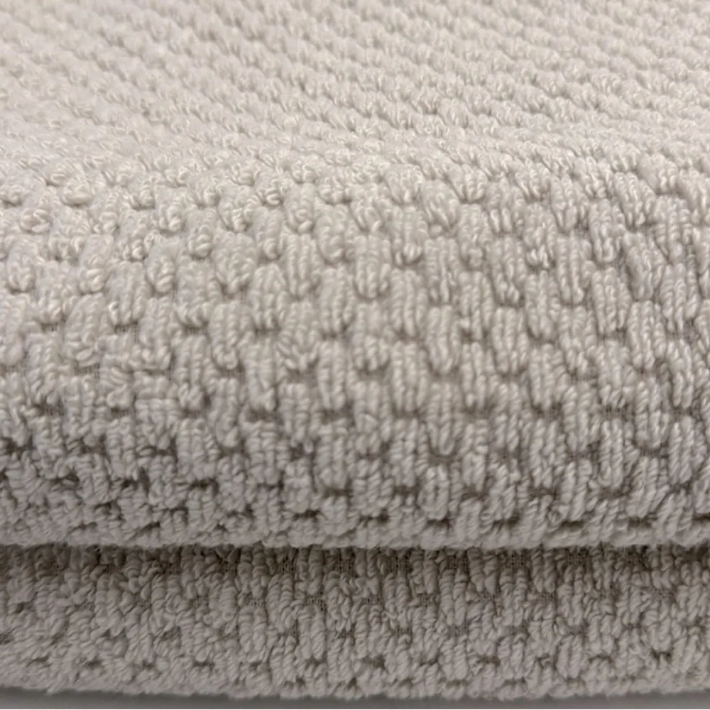 2pc ECOEXISTENCE Bamboo Zero Twist Loops Bath Towel Set - FGChiffon